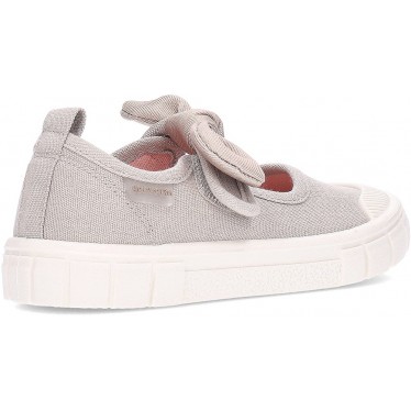 GARVALIN Canvas Bow 252380 Respectful Mädchen Ballerinas CRUDO_B663
