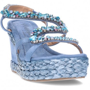 LAURA VITA MARIEO13 Damen Sandalen BLEU