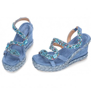 LAURA VITA MARIEO13 Damen Sandalen BLEU