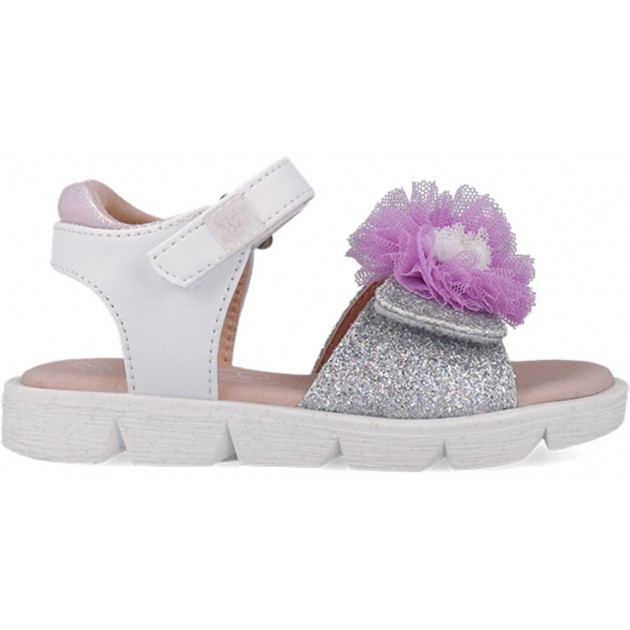 Garvalin 252402 Pom Pom Mädchensandalen BLANCO_B050 Garvalin 252402 Pom Pom Mädchensandalen BLANCO_B050