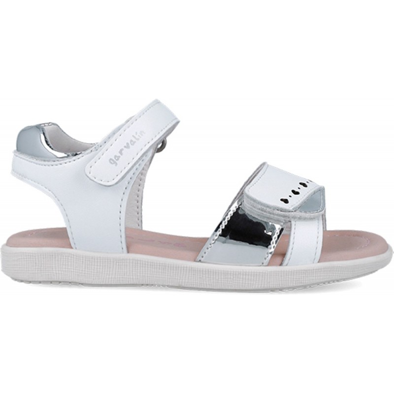 Garvalin 252421 Dream Metallic Sandalen für Mädchen BLANCO_A050