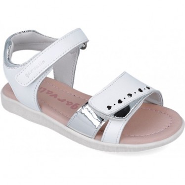 Garvalin 252421 Dream Metallic Sandalen für Mädchen BLANCO_A050