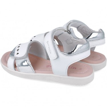 Garvalin 252421 Dream Metallic Sandalen für Mädchen BLANCO_A050
