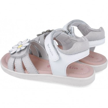Garvalin 252423 Dream Flor Mädchensandalen BLANCO_A050