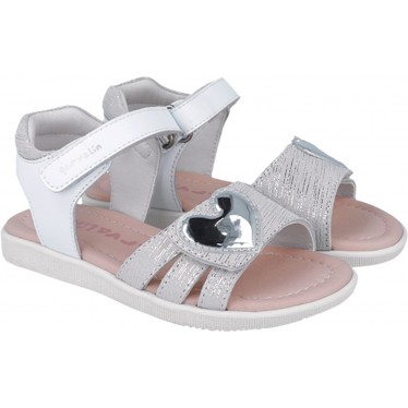 Garvalin 252424 Dream Heart Sandalen für Mädchen BLANCO_B050