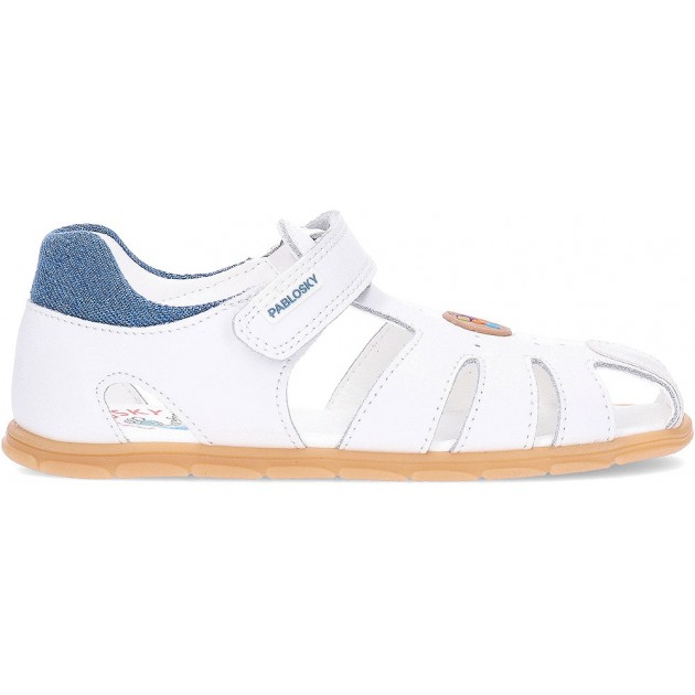 Pablosky Zig 051802 Barfußsandalen BLANCO Pablosky Zig 051802 Barfußsandalen BLANCO