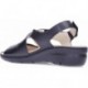 COMFORT CLASS 125SIN Ledersandalen NEGRO