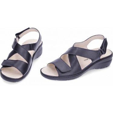 COMFORT CLASS 125SIN Ledersandalen NEGRO