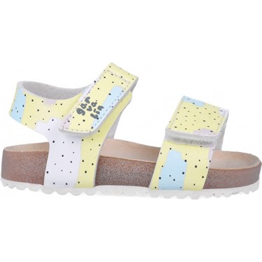 Garvalin 252460 Bios bedruckte Sandalen für Mädchen AMARILLO_A253