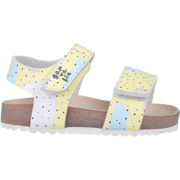 Garvalin 252460 Bios bedruckte Sandalen für Mädchen AMARILLO_A253 Garvalin 252460 Bios bedruckte Sandalen für Mädchen AMARILLO_A253