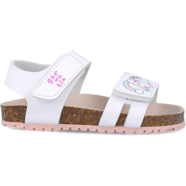 Garvalin 252462 Bios Einhorn-Sandalen für Mädchen BLANCO_B050