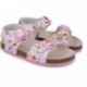 Garvalin 252465 Bios bedruckte Sandalen für Mädchen LILA_A164