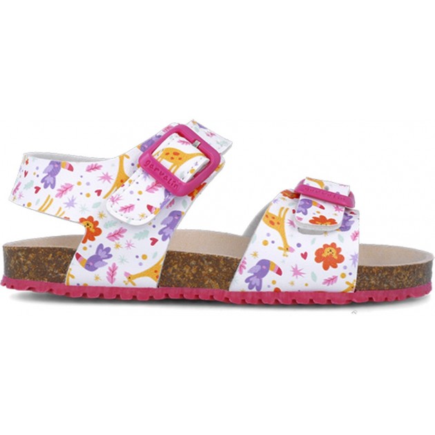 Garvalin 252465 Bios bedruckte Sandalen für Mädchen BLANCO_B050 Garvalin 252465 Bios bedruckte Sandalen für Mädchen BLANCO_B050