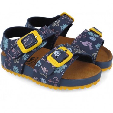Garvalin 252470 Bedruckte Jungensandalen AZUL_MARINO_A089
