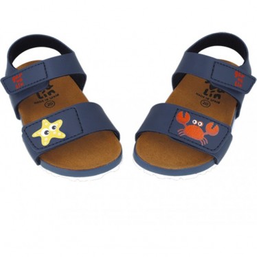 Garvalin 252471 Twin Crab und Star Sandale für Jungen AZUL_MARINO_A089