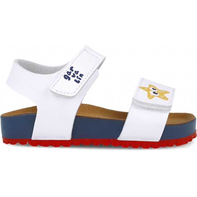 Garvalin 252471 Twin Crab und Star Sandale für Jungen BLANCO_B050