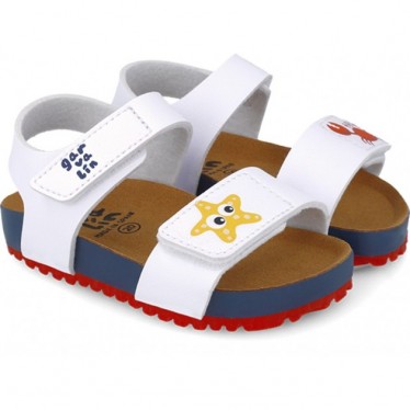 Garvalin 252471 Twin Crab und Star Sandale für Jungen BLANCO_B050