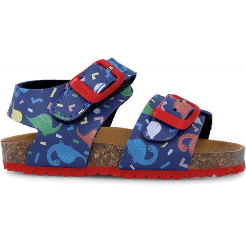 Garvalin 252472 Bios bedruckte Sandalen für Jungen AZUL_A008
