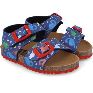 Garvalin 252472 Bios bedruckte Sandalen für Jungen AZUL_A008