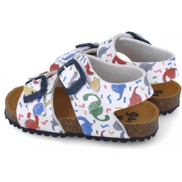 Garvalin 252472 Bios bedruckte Sandalen für Jungen BLANCO_B050