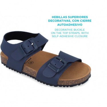Garvalin 252473 Bios Basic Jungensandalen AZUL_MARINO_A089