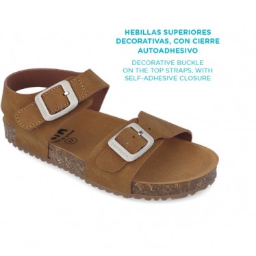 Garvalin 252474 Bios Basic Jungensandalen CUERO_A127