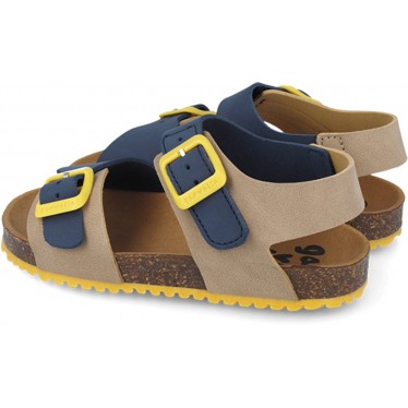 Garvalin 252474 Bios Basic Jungensandalen BEIGE_AZUL_B827