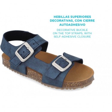 Garvalin 252475 Bios Urban Sandalen für Jungen JEANS_A371