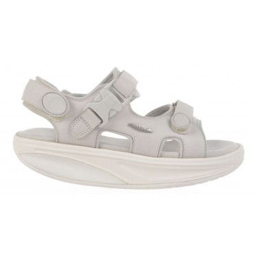 MBT KISUMU KLASSISCHE SANDALEN WHITE