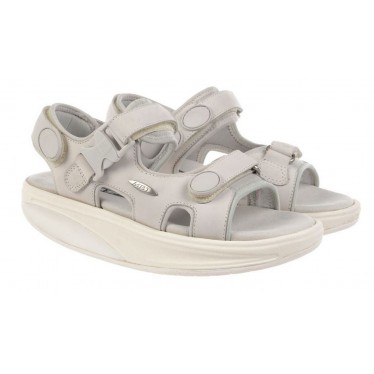 MBT KISUMU KLASSISCHE SANDALEN WHITE