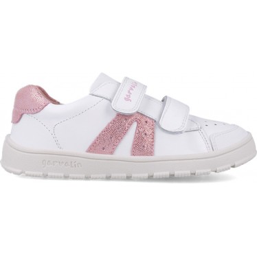 Garvalin 252507 Soft Chopped Respectful Sportschuhe für Mädchen BLANCO_ROSA_B113
