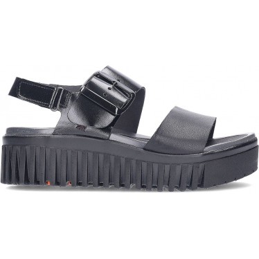 ART Brighton 1578 Plateausandale BLACK