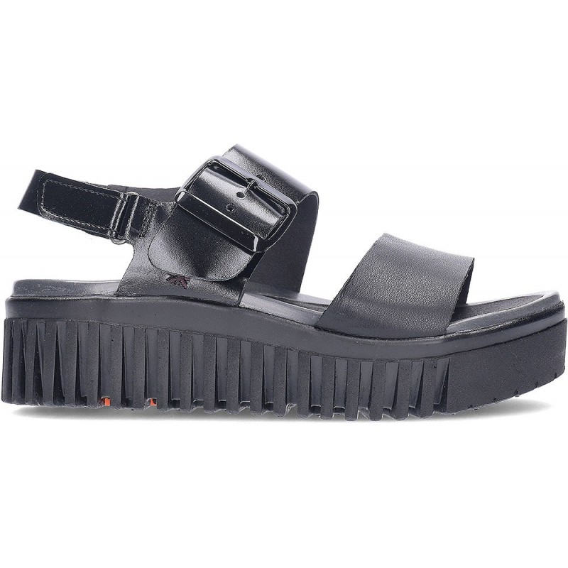 ART Brighton 1578 Plateausandale BLACK