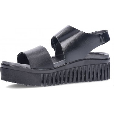 ART Brighton 1578 Plateausandale BLACK