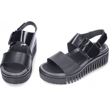 ART Brighton 1578 Plateausandale BLACK