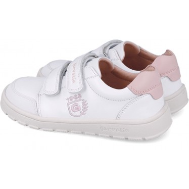 Garvalin 252510 Soft Sport Respectful Sportschuhe für Mädchen BLANCO_ROSA_B113