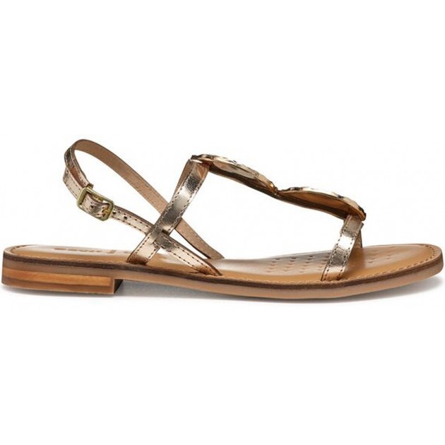GEOX Maddalusiac D55YMF Damensandalen GOLD GEOX Maddalusiac D55YMF Damensandalen GOLD