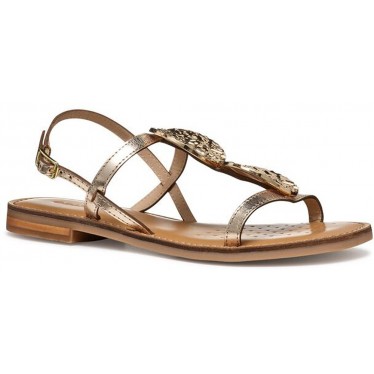 GEOX Maddalusiac D55YMF Damensandalen GOLD