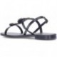 GEOX Maddalusiac D55YMF Damensandalen BLACK