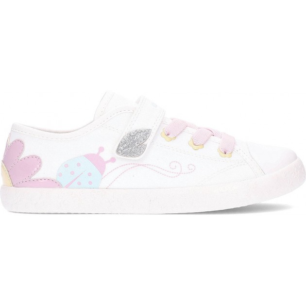 GEOX Gisli J554NC Mädchen-Sneaker WHITE_PNIK GEOX Gisli J554NC Mädchen-Sneaker WHITE_PNIK