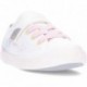 GEOX Gisli J554NC Mädchen-Sneaker WHITE_PNIK