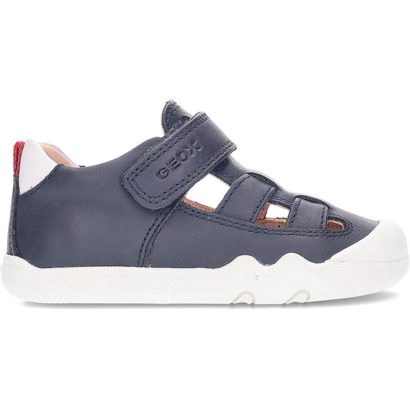 GEOX Steppieup B555WA Umweltfreundliche Sandalen NAVY_WHITE