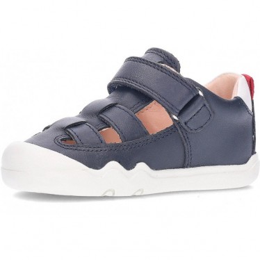 GEOX Steppieup B555WA Umweltfreundliche Sandalen NAVY_WHITE
