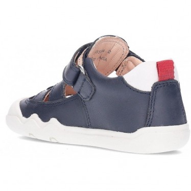 GEOX Steppieup B555WA Umweltfreundliche Sandalen NAVY_WHITE