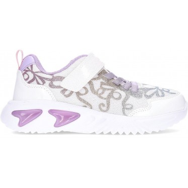Turnschuhe mit Licht GEOX Assister J55E9A WHITE_MULTICOLOR