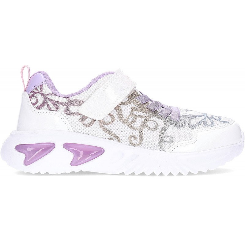 Turnschuhe mit Licht GEOX Assister J55E9A WHITE_MULTICOLOR