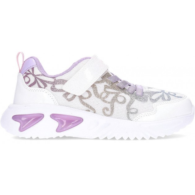 Turnschuhe mit Licht GEOX Assister J55E9A WHITE_MULTICOLOR
