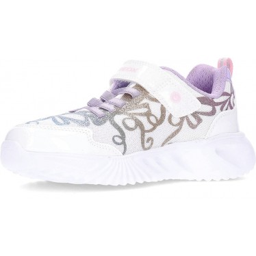 Turnschuhe mit Licht GEOX Assister J55E9A WHITE_MULTICOLOR