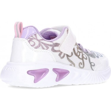 Turnschuhe mit Licht GEOX Assister J55E9A WHITE_MULTICOLOR