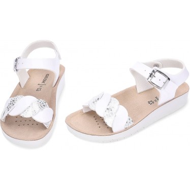GEOX Costarei J55EAE Mädchensandalen WHITE